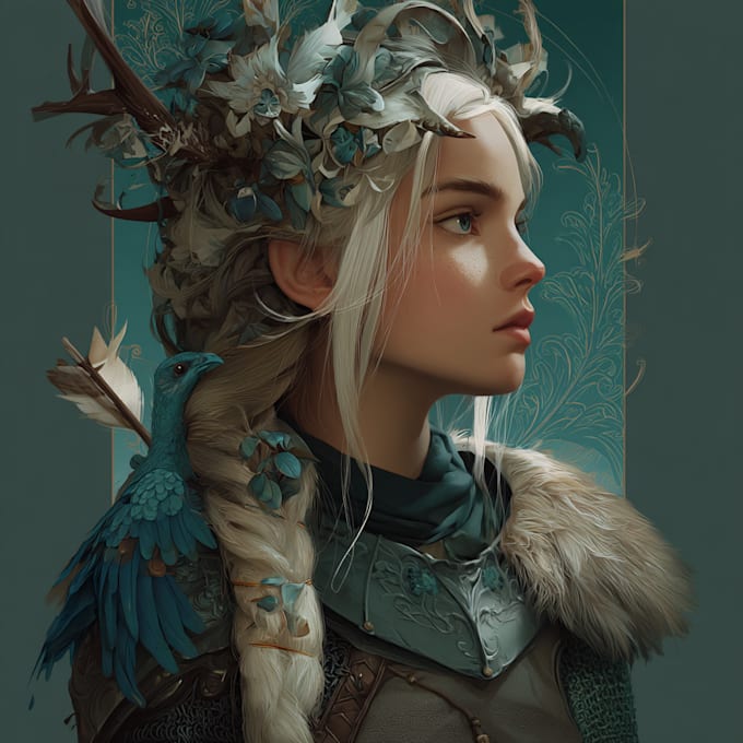 make fantasy character portrait favorite art