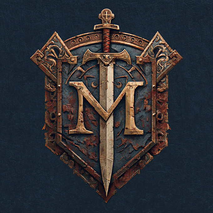 do medieval, fantasy, rpg gaming logo