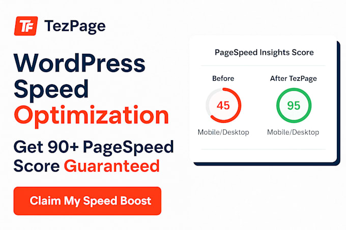 fix wordpress page speed and core web vitals