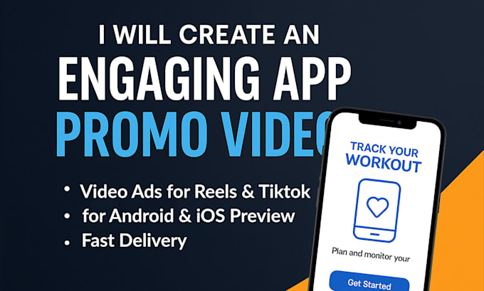 create an engaging app promo video for ios, android, or web