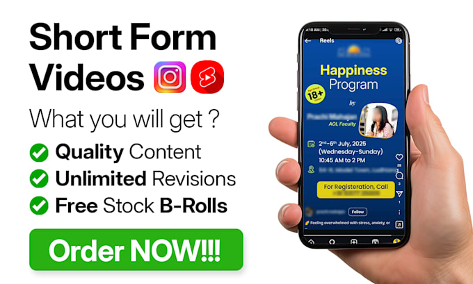 create short form videos, reels, shorts