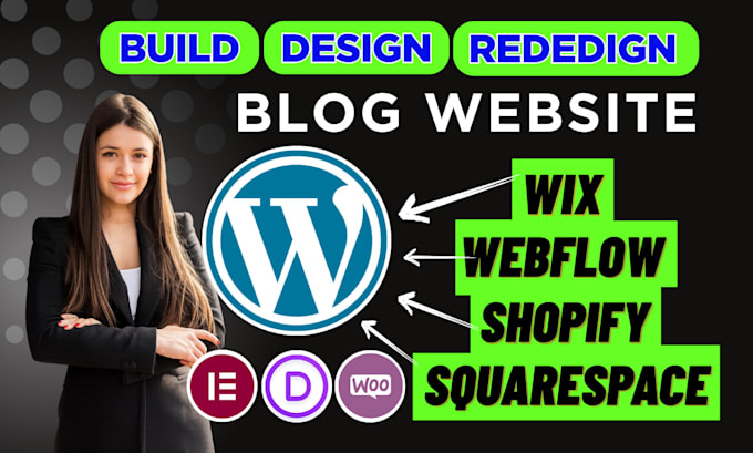 build or redesign blog website with divi or elementor