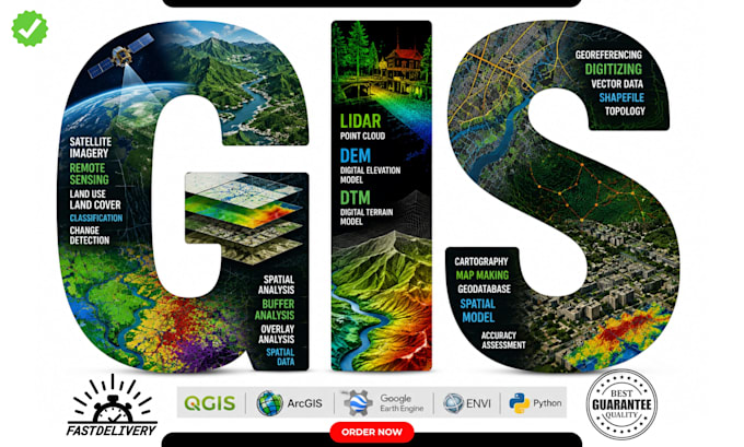 do any gis analysis and remote sensing tasks