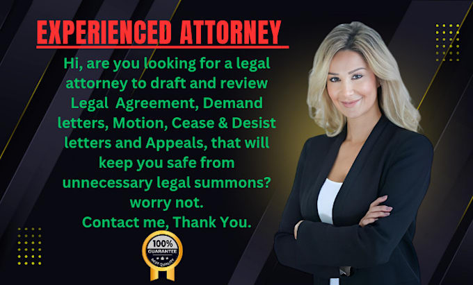 draft motion to dismiss, petition, appeal brief or legal documents