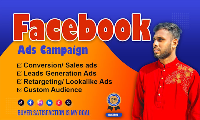 setup facebook ads for leads, sales, and retargeting