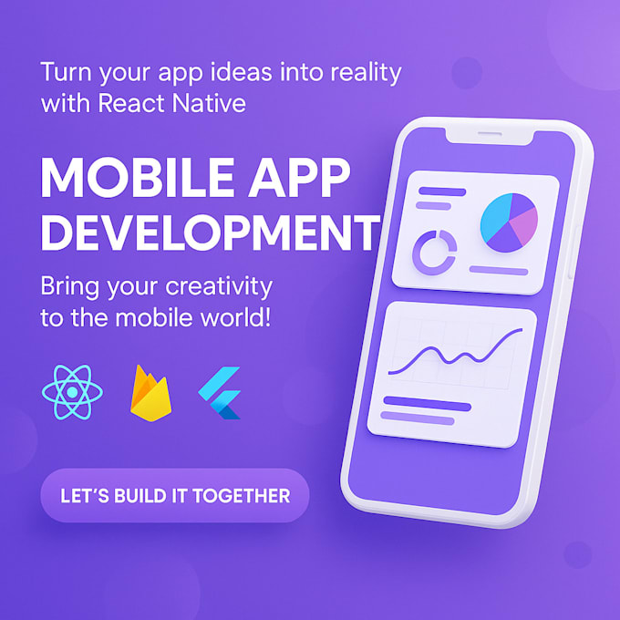 Turn your app ideas into reality with react native by Lightfield1 | Fiverr