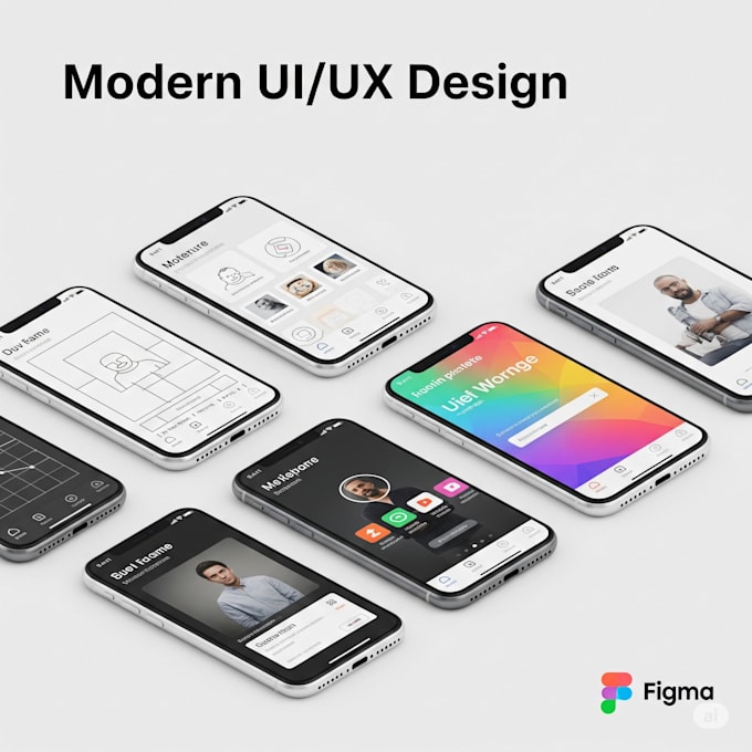 Design a modern and professional website ui ux in figma by Leandro ...