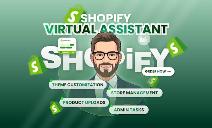 be your shopify virtual assistant for theme customization and product upload