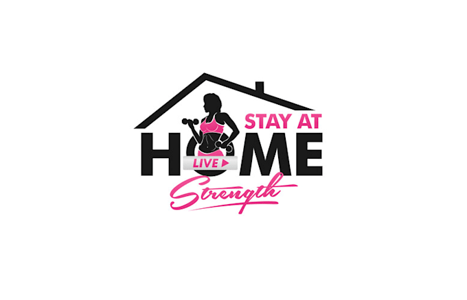 design women online live streaming strength training logo