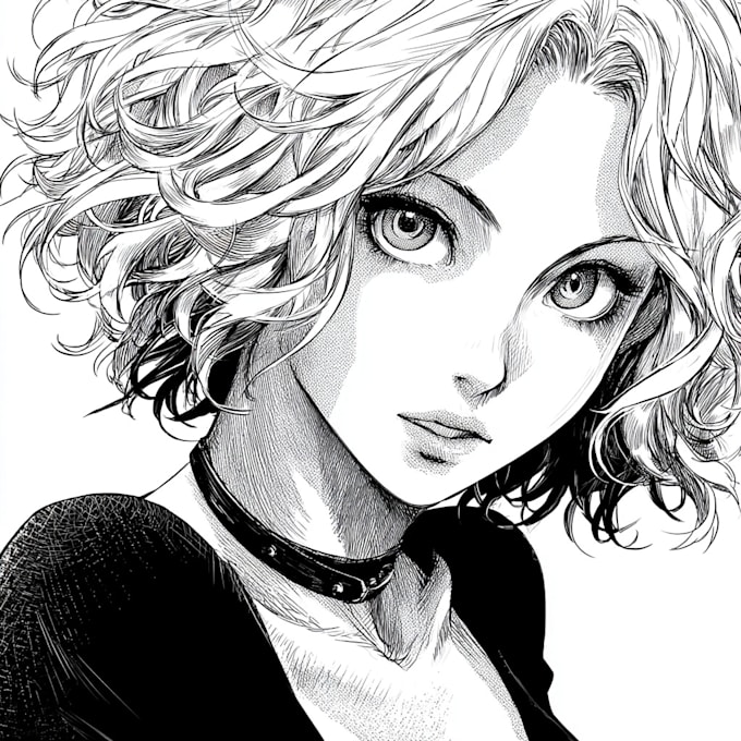 draw comic manga art comic book for you