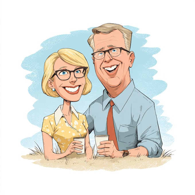 create a political cartoon art