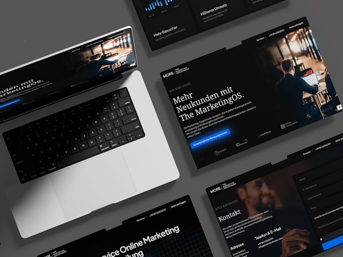 design a premium framer portfolio website or landing page