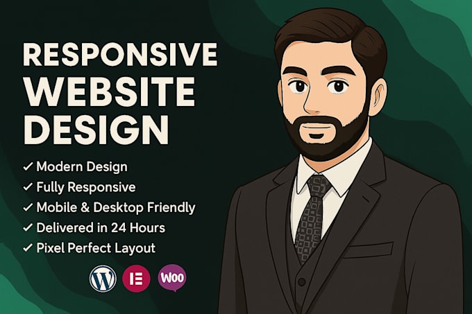 design wordpress elementor website or landing page