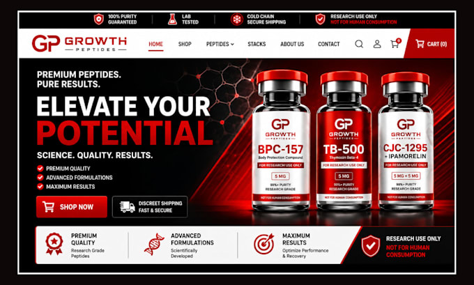 build fda complaint peptide website research peptide woocommerce peptide website