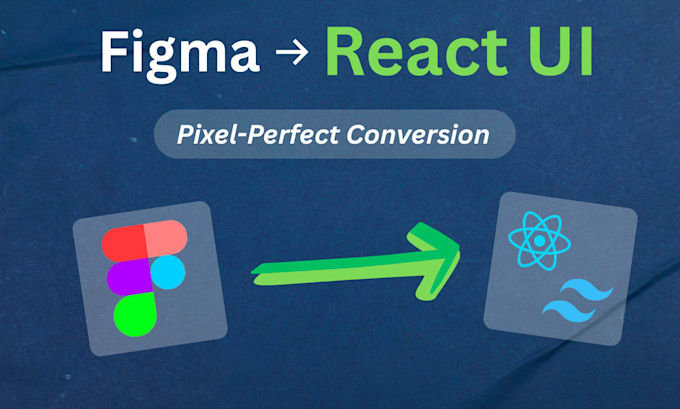 convert figma to react, tailwind CSS responsive frontend