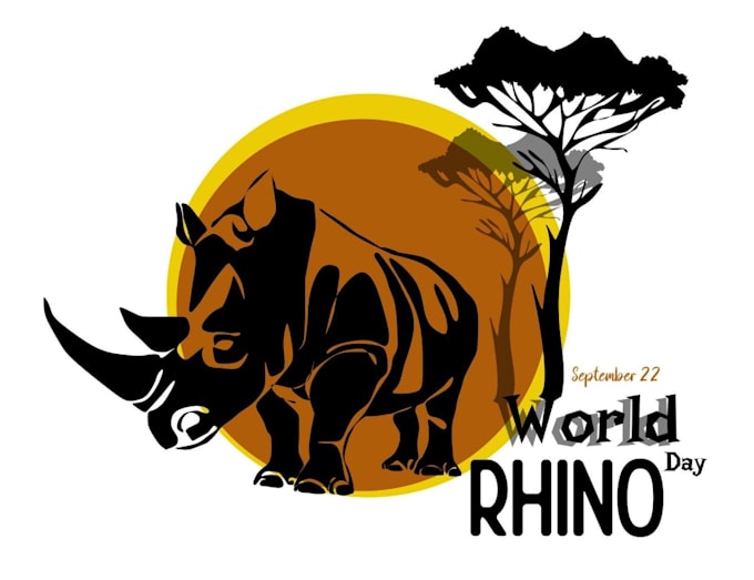 creative rhino logo design
