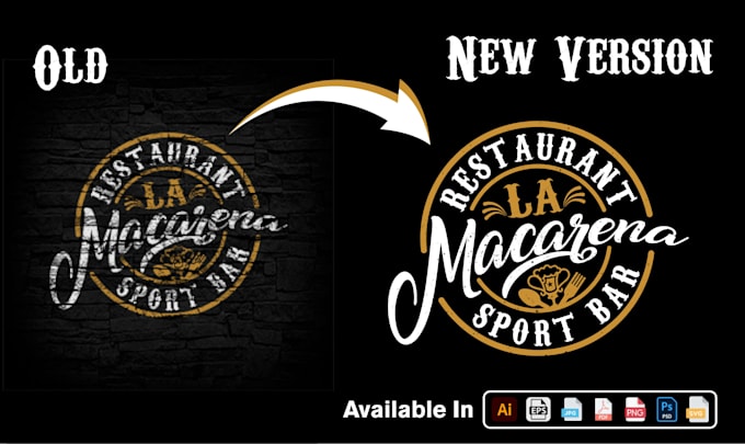 redesign, refresh, upgrade or improve your old logo