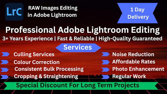 professionally cull and edit your raw photos in lightroom
