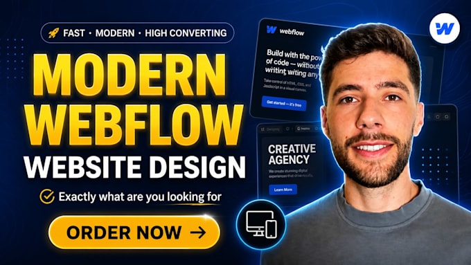 build a custom webflow website for your business