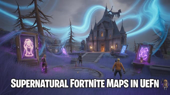 build a supernatural fortnite uefn map in unreal engine with custom verse logic