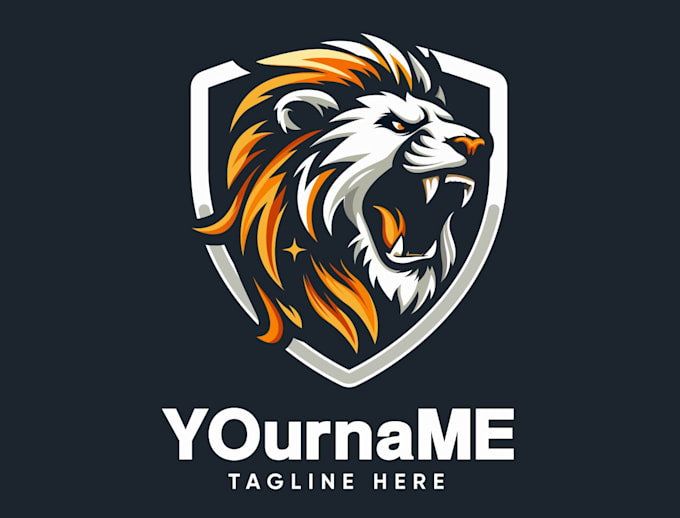 create your creative lion mascot logo within 12 hours