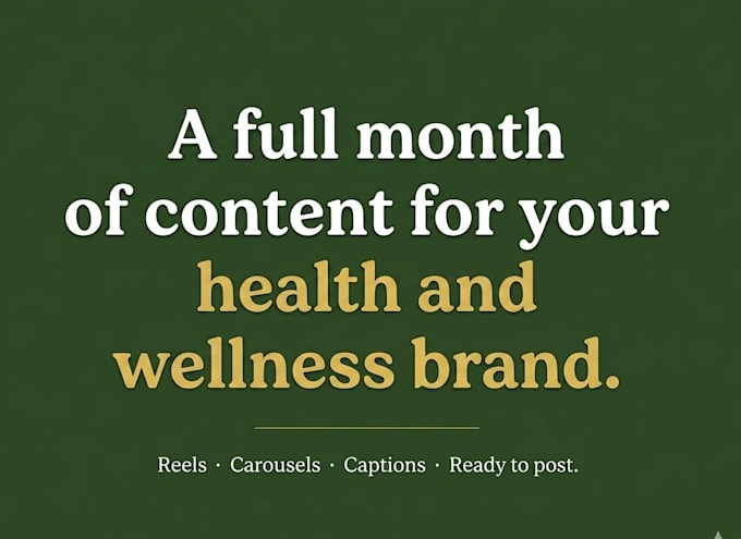 create instagram reels and carousels for your wellness brand