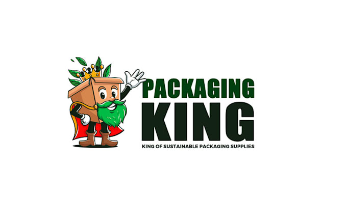 design food packaging king logo