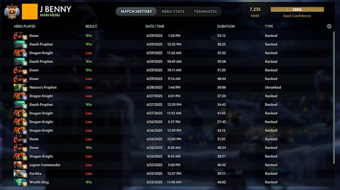 teach you pos 3 7k player with over 1k doom games