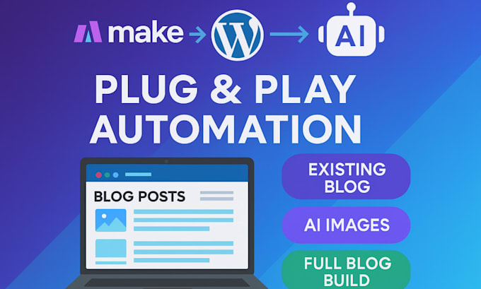 automate your blog or build a new full blog website
