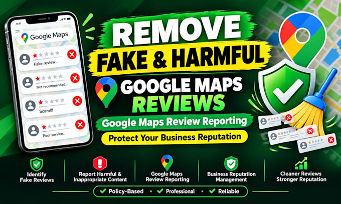 remove or report fake and harmful google maps and business reviews
