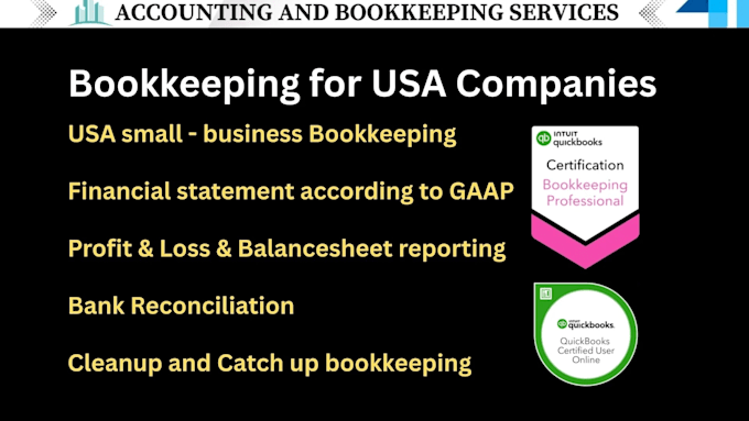provide bookkeeping services for businesses in the USA