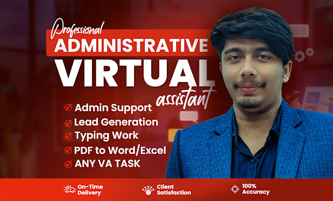 be your professional administrative virtual assistant