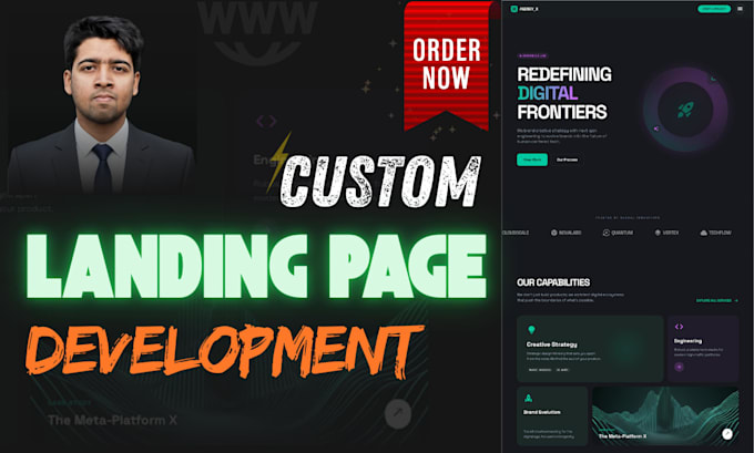 build a high converting sales landing page with lead capture forms