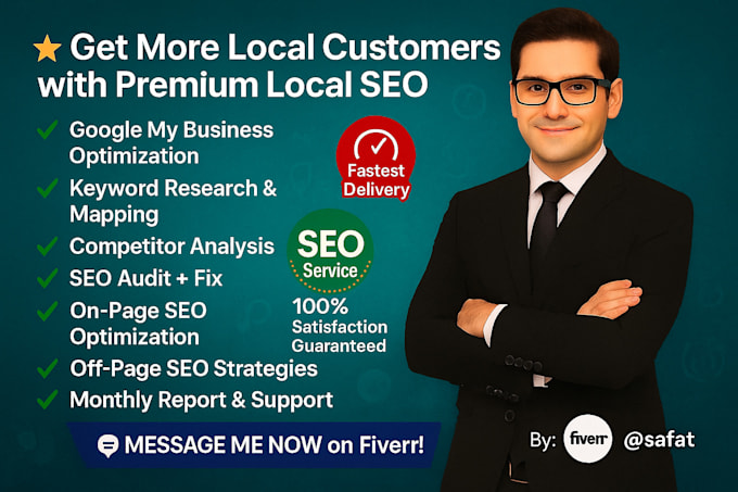 do premium local SEO for traffic and first results