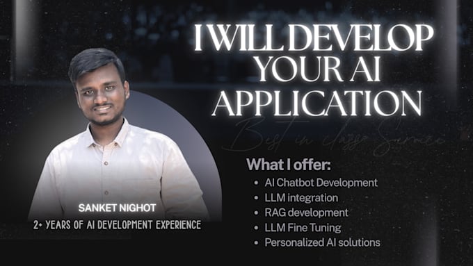 develop ai powered apps with llms and rag