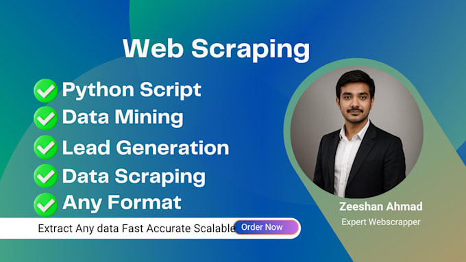 python web scraping, data scraping, and data mining, python script
