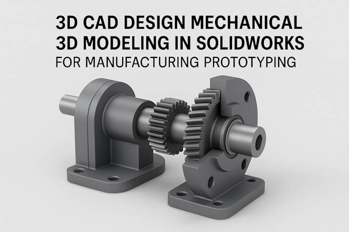 3d cad design mechanical 3d modeling in solidworks for manufacturing prototyping