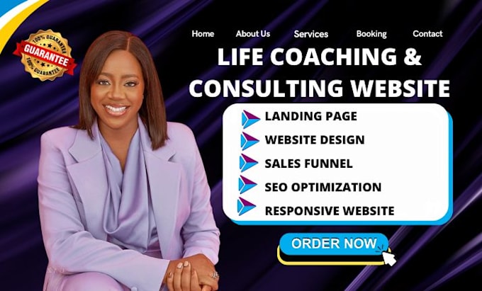 build life coaching website career website consulting website therapy website