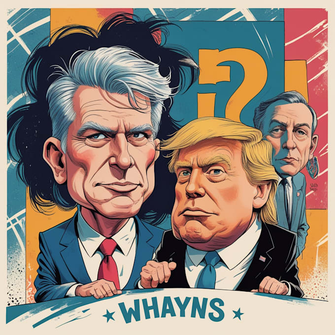 create a political cartoon or editorial illustration