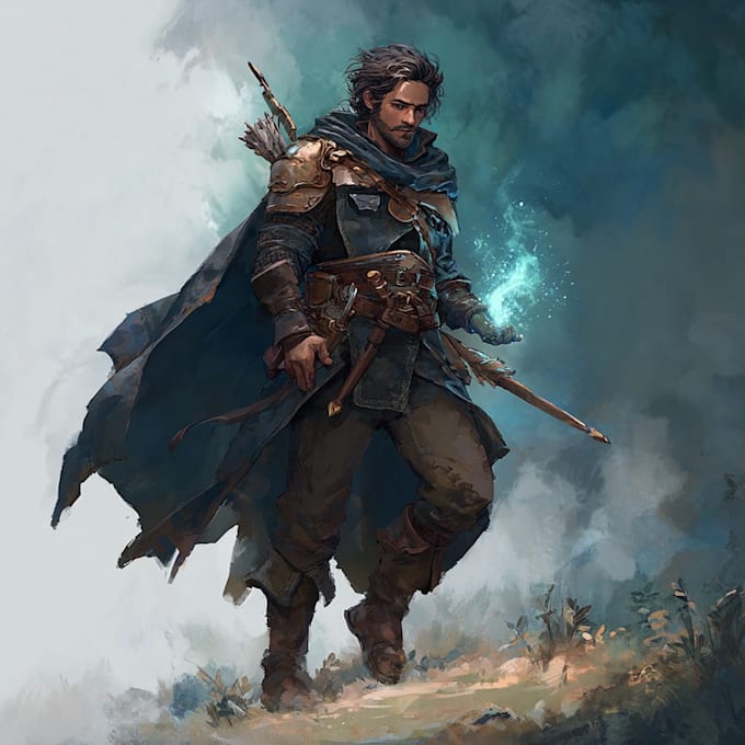 make beautiful sci fi, fantasy, dnd character portraits