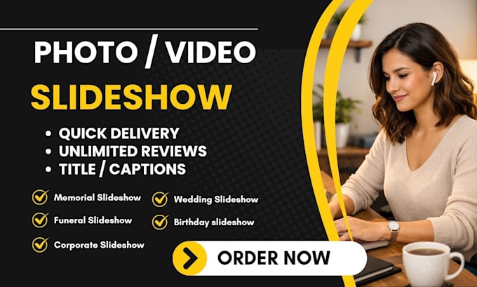 make an amazing slideshow video or memorial photo slideshow