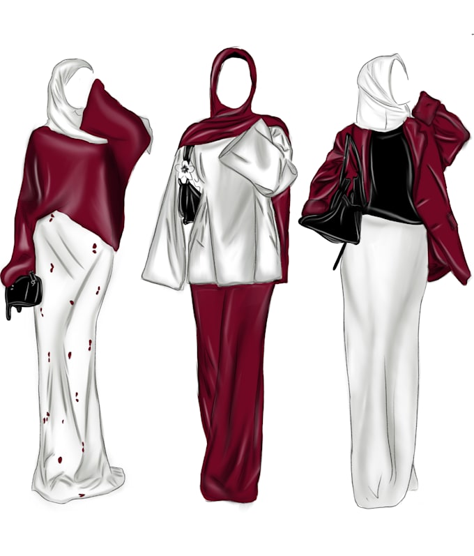 design full collections with illustrations and moodboard