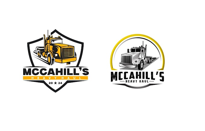 design transport logo with satisfaction guaranteed
