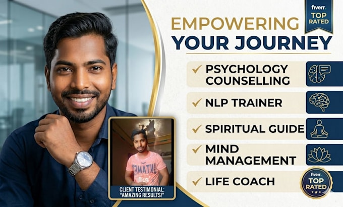 provide life coaching, nlp mindset transformation and personal growth