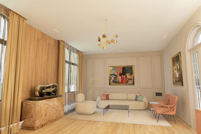 create realistic 3d interior and exterior renderings
