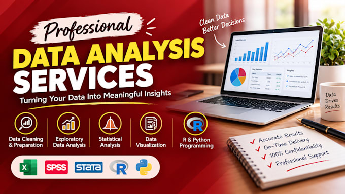 do statistical data analysis, econometrics  analysis in r, spss, stata, python