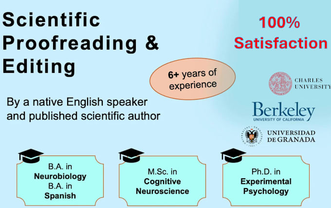 proofread and edit your scientific manuscript
