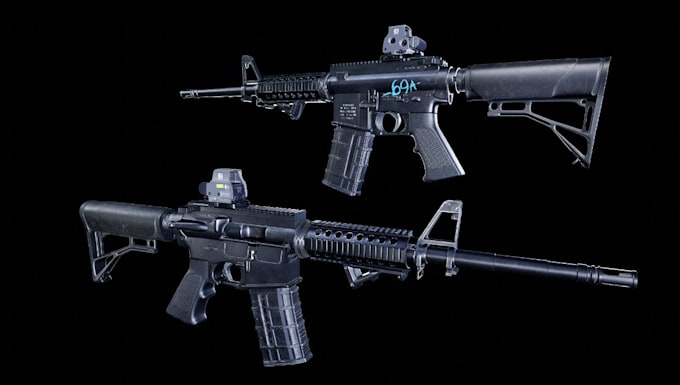 Create custom weapons and props model for 3d printing,sword,3d gun