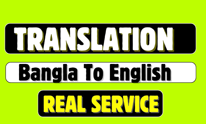 professional bangla to english translation