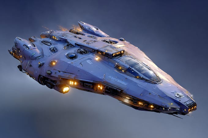 design spaceships and hard surface sci fi models
